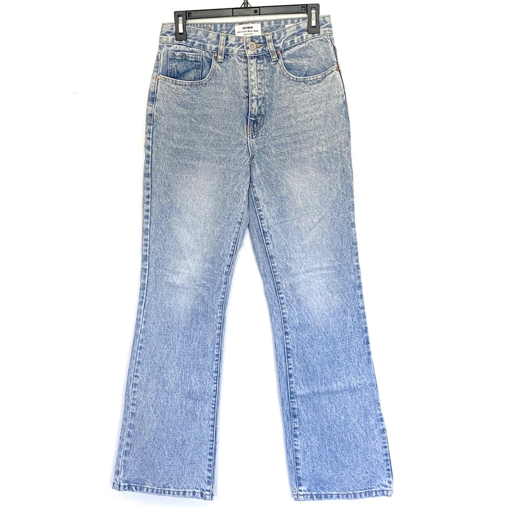 Cotton On High Waisted Acid Wash Bootcut Jeans 👖